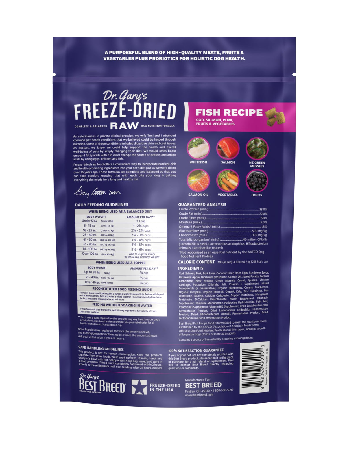 Dr. Gary's Best Breed Freeze (12 Ounce (Pack of 1))