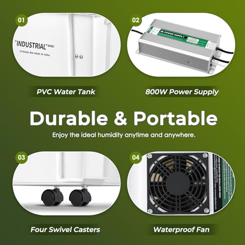 20kg H Ultrasonic Mist Maker DIY Humidifier Kit Commercial Mister (20kg)