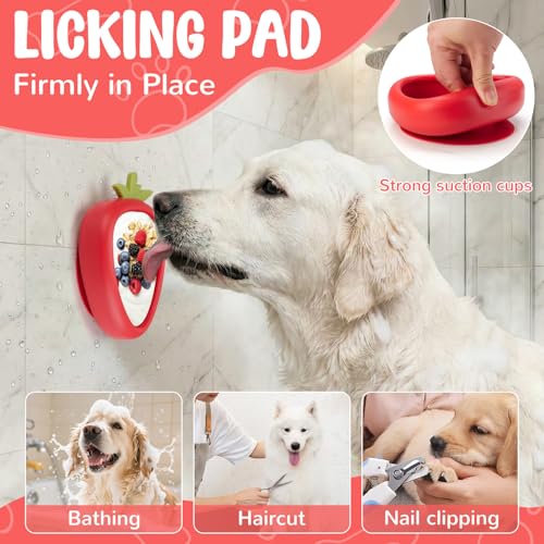 Freeze Dog Lick Bowl (L / B- Red)