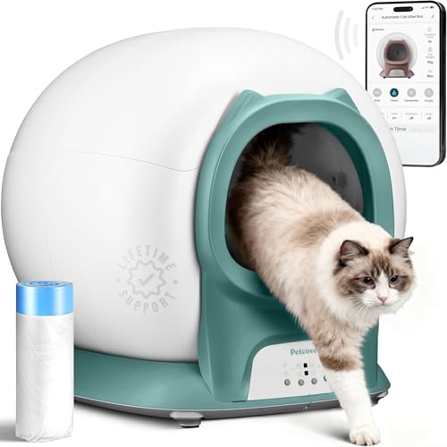 PurrTek Automatic Litter Box Self Cleaning 5GHz Wi