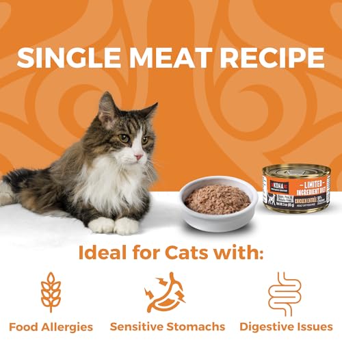 Limited Ingredient Diet Chicken Pate for Cats (3 Ounce (Pack of 24))