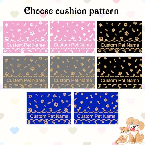 Personalized Dog Cat Feeding Mat Custom Pet Food Mat Waterproof Non