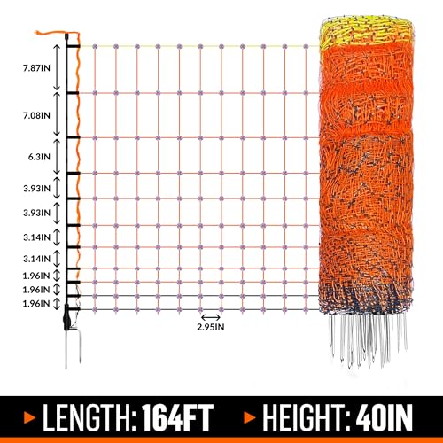 Electric Fence Poultry Netting 41" x 164' (41" x 164')