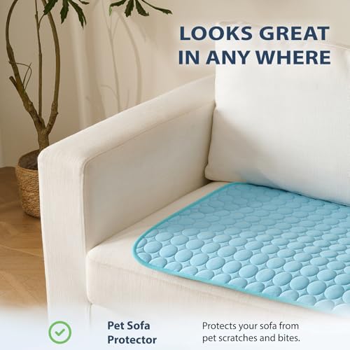 Summer Cooling Mat & Sleeping Pad (59" x 40" / Blue)