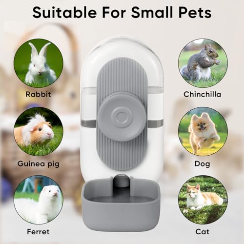 28oz Rabbit Water Bottle Dispenser (Gray)