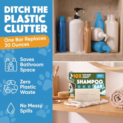 Deshedding Dog Shampoo Bar (Protective Formula)