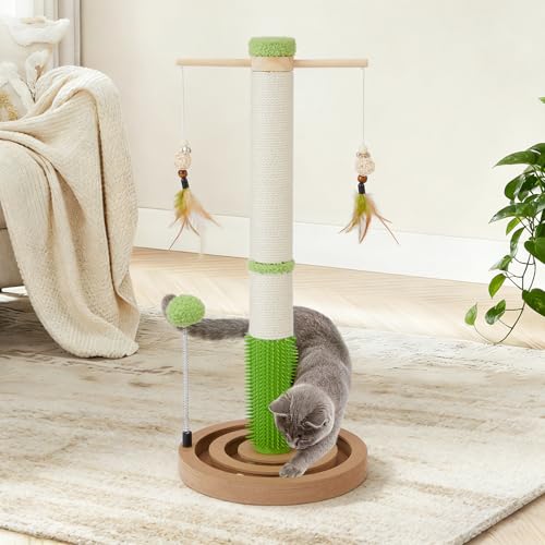 25.79" Cat Scratching Post Tower for Kittens (25.79 Inch Tall)