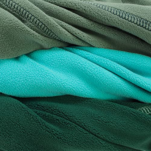 3 Pack Fleece Dog Sweater (XX-Large / Dark Green-Aqua Green-Bean Green)