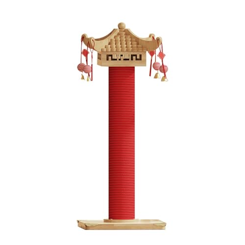 Natural Hemp Tall Pagoda Cat Scratcher (Pagoda)