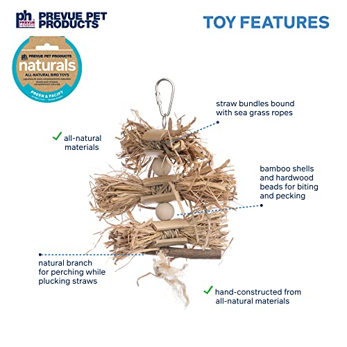 Naturals Preen & Pacify Woodland Harvest Bird Toy
