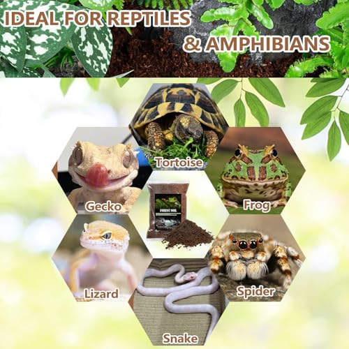 2PCS Reptile Soil Substrate (2PCS 0.79gal(Total 1.58gal))