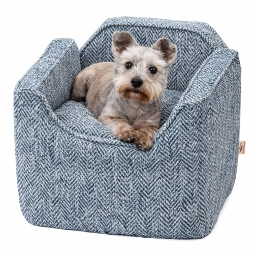 Dog Car Seat for Dogs up to 18lbs (Palmer Indigo / Small)