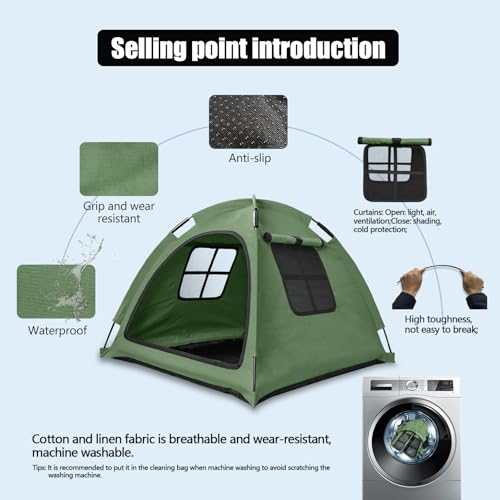Anti Anxiety Open Pet Tent for Cats & Dogs (Contemporary)