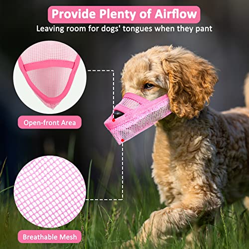 Dog Muzzle Anti Eating for Small Medium Large Dogs (L)