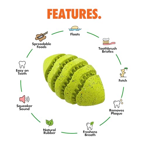 Max Fusion Spiro Football Dog Toy