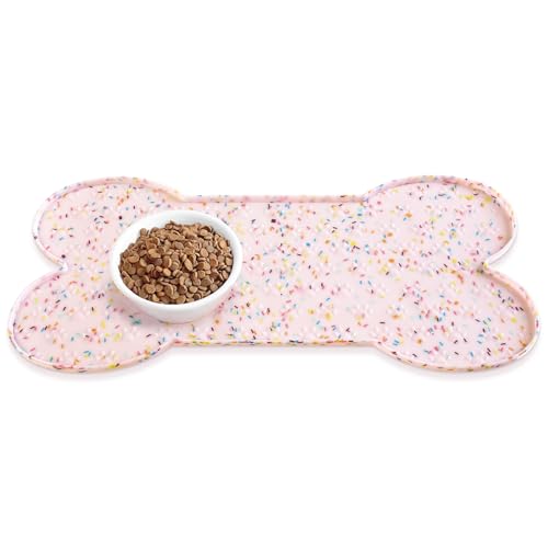 Dog Food Mat Anti (31.8" x 16" / Donut Pink)