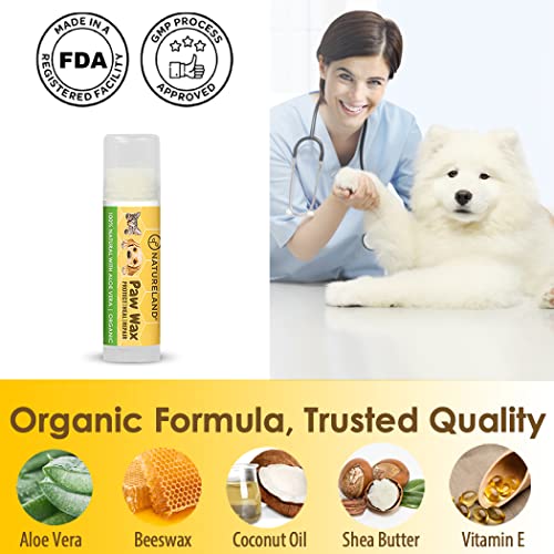 Organic Paw Wax for Dogs and Cats (8 OZ)