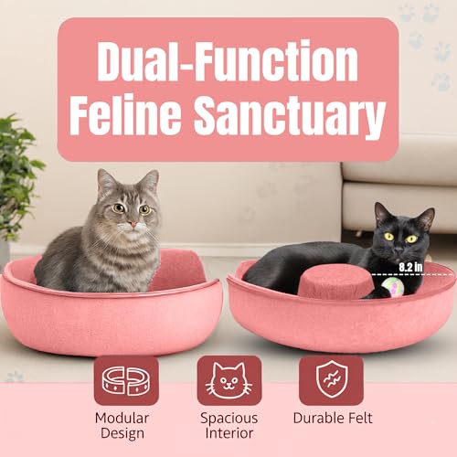 Cat Tunnel Bed for Indoor Cats Large