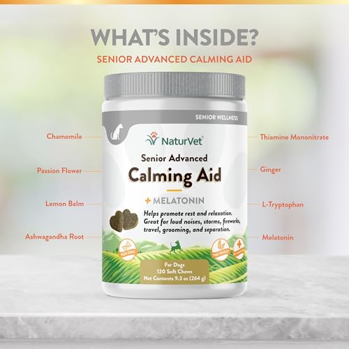 Quiet Moments Calming Aid Dog Supplement (120 Count (Soft Chews))
