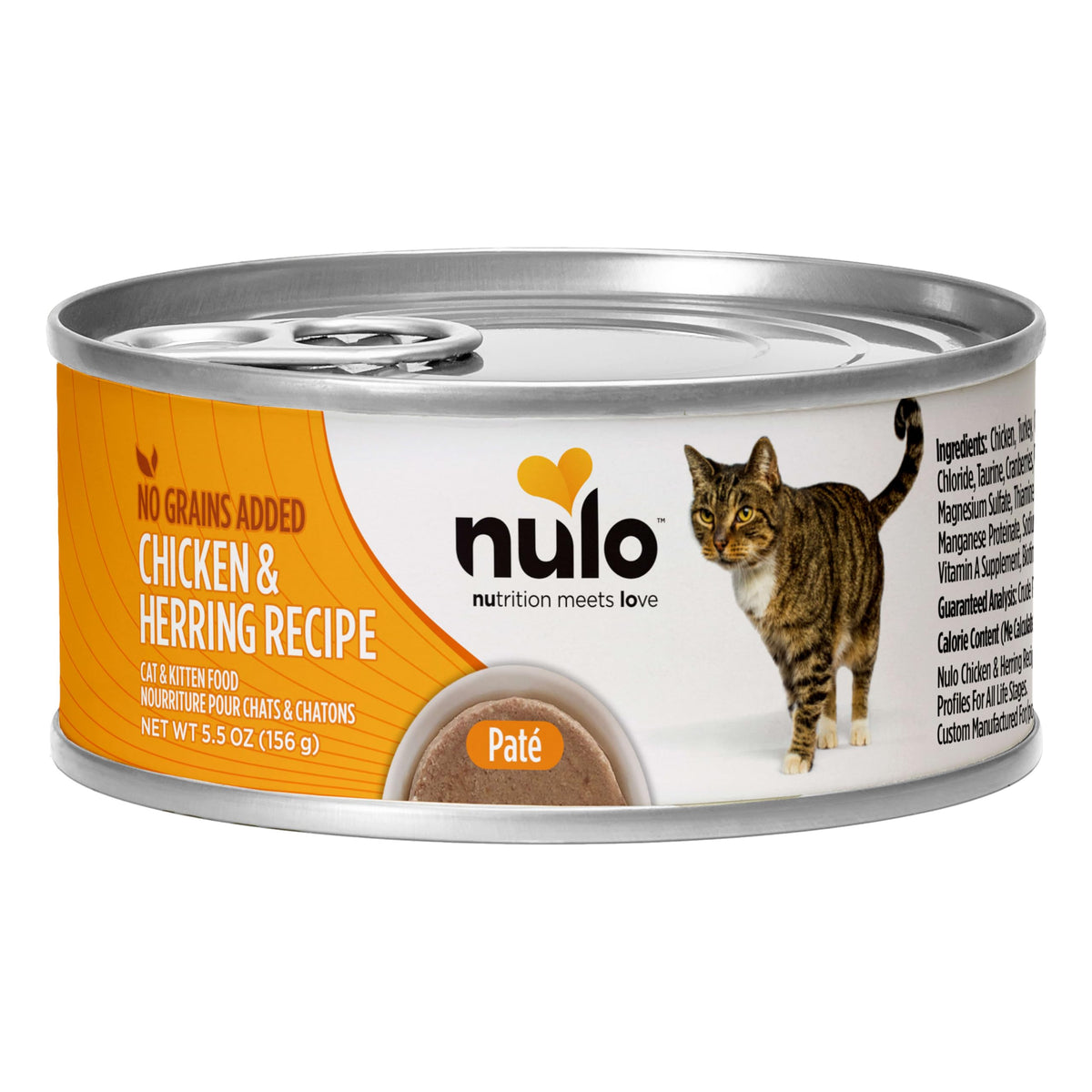 Chicken & Herring Recipe Pate Wet Canned Cat Food (5.5 Ounce (Pack of 24))