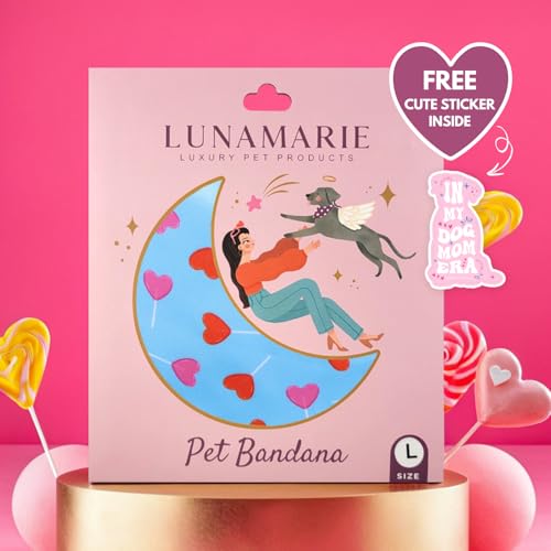 Luxury Pet Birthday Bandanas (LoviePop / Medium)