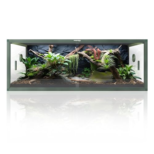Lightweight Reptile Enclosure (Earthy Green / 85 Gallon)