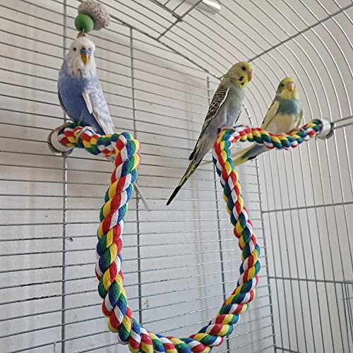Bird Rope Perches Cage Climbing Accessories