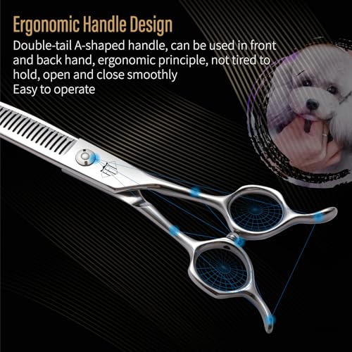 Dog Grooming Scissors (Thinner / 7.0 inch)