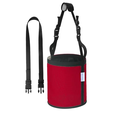 Horse Feed Bag for Grain (Red)