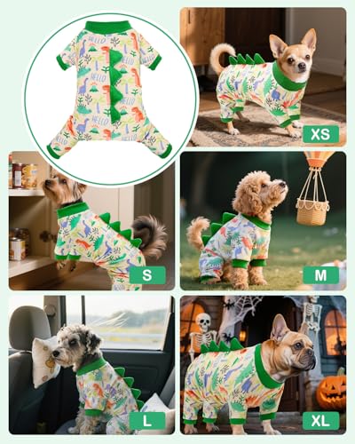 Dinosaur Costume Dog Pajamas (X-Large / Dinos#10)