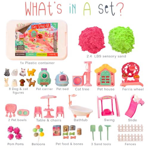 Pet Sensory Bin (Pet Sand Kit)