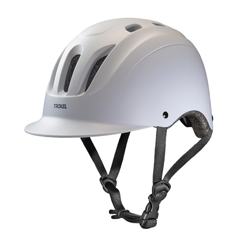 Sport 2.0 Injection Molded Horse Riding Helmet (White / Large)
