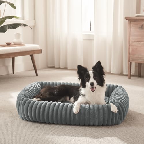 Washable Dog Bed Medium Size Dog (Grey / M Plus (30"x24"x8"))