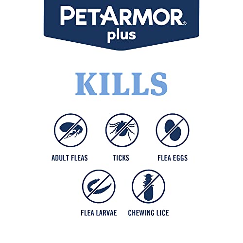 Plus Flea & Tick Topical Dogs 45 (45-88 lbs / 6 Count)