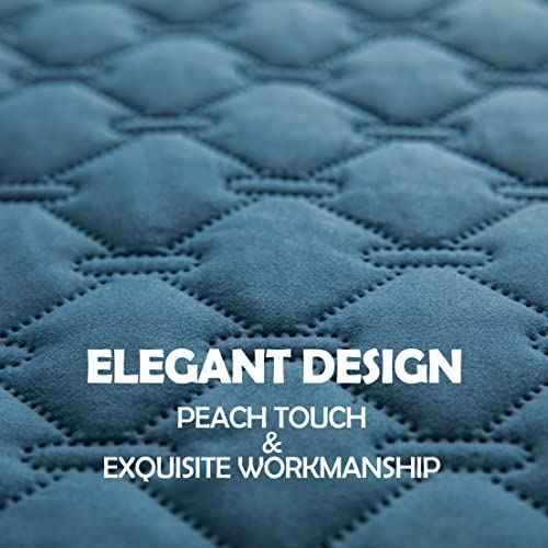 Waterproof Pet Blanket for Bed (52x82 Inch (Pack of 1) / Dark Blue)