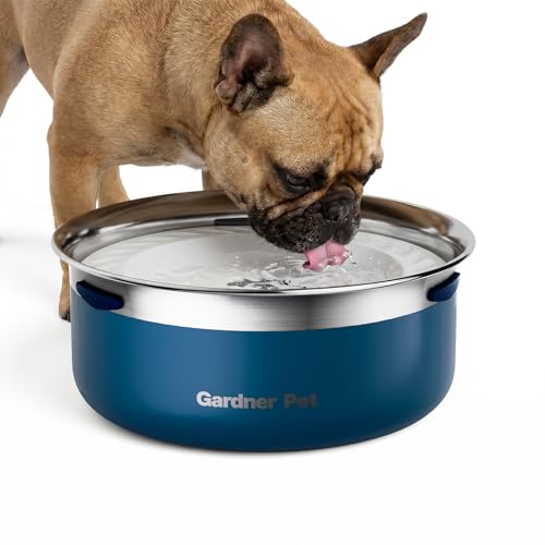 Slow Water Bowl for Dogs (Blue / Small (2L))