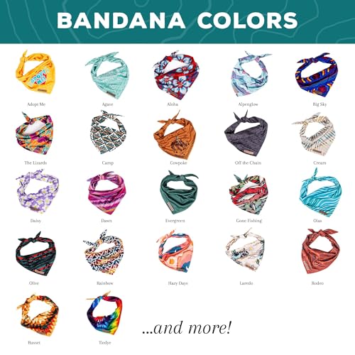 Dog Bandana with Lightweight Quick Drying Poly (Laredo)