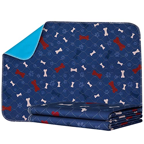 Washable Pee Pads for Dogs + Pet Grooming Gloves (72x72 Inch (Pack of 1))