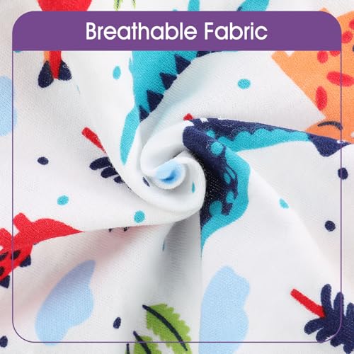 Cat Recovery Suit (Colorful Dino / Medium)