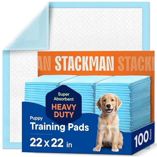 Puppy Pads Pet Pee Pads for Dogs & Puppy Training (22" x 22" (100 Count))