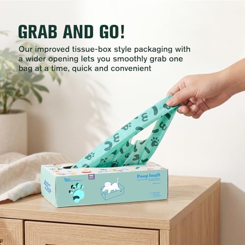 Cat Litter Disposal Bags and Dog Poop Bags with Handle (180 Count (Pack of 1) / Lavender)