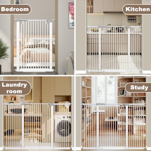 41" Extra Tall and Wide Baby Gate (74.2-76.7''W)