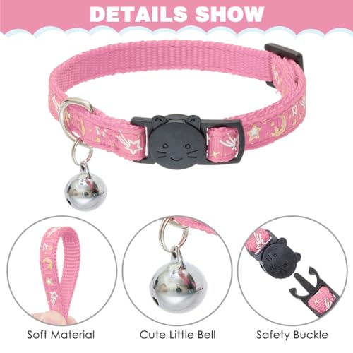 Cat Harness with Leash and Collar Set (Small / Pink)
