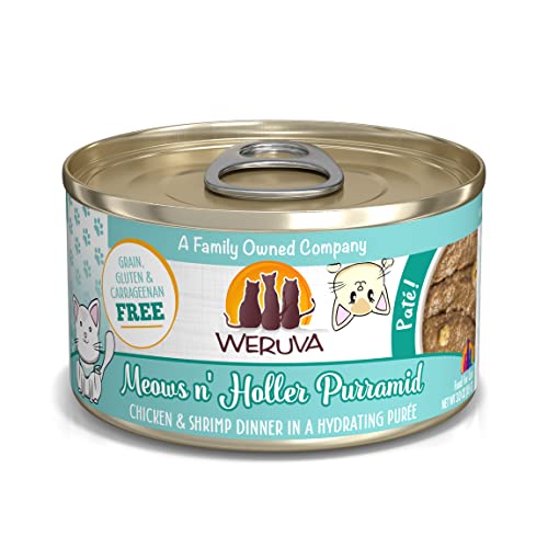 Wet Cat Food Meows n Holler PurrAmid with Chicken and Shrimp Pate