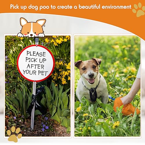 20 Rolls 4000 Ct Dog Poop Bags Leak Proof (1 Count (Pack of 20) / Orange)
