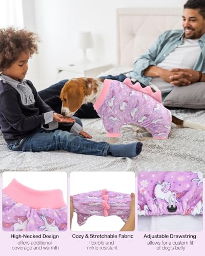 Dinosaur Costume Dog Pajamas (X-Small / Unicorn style#2)