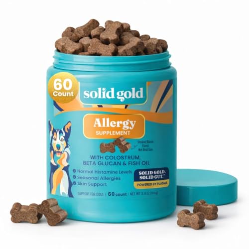 Dog Allergy Chews for Itchy Skin & Immune Support (60 Count)