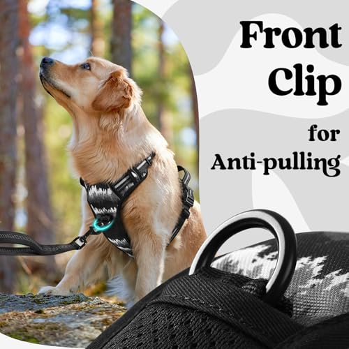 Dog Harness Medium Sized (Mountain Black / Medium)