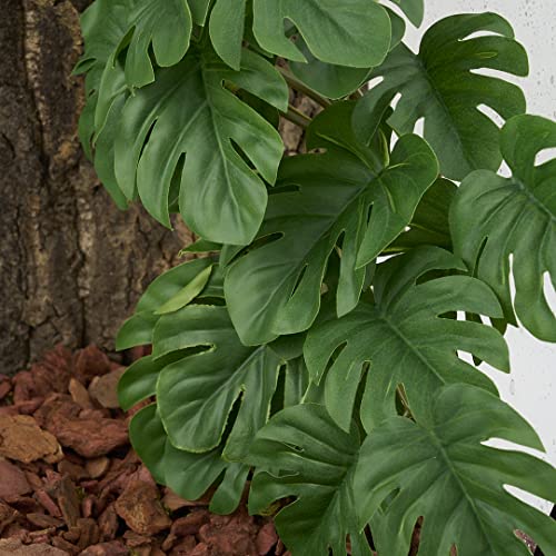 Reptile Terrarium Plants (Fake Monstera)
