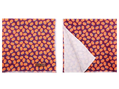 Halloween Dog Bandana for Small Medium Large Dogs (Pumpkin / Small (Pack of 1))
